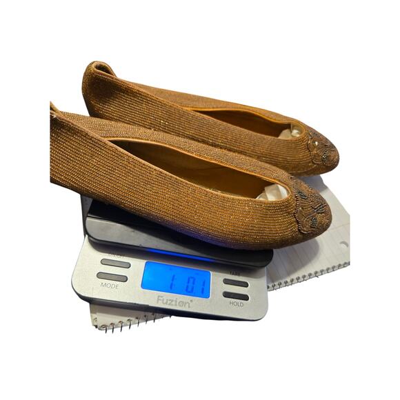 Caparros 9.5 gold flats - Picture 15 of 15